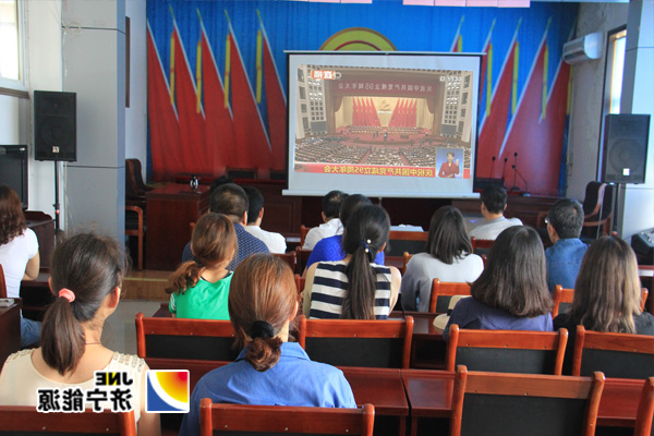 落陵盛源：组织观看建党95周年大会实况