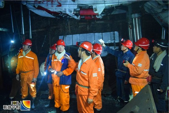 马金平到运河煤矿督导检查工作