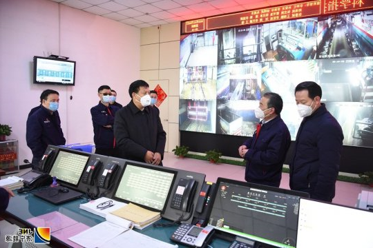 张广宇到金桥煤矿督导疫情防控和采掘接续工作