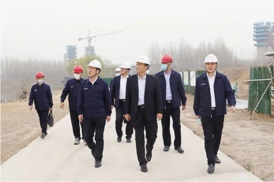 张广宇到龙拱港调研项目建设情况